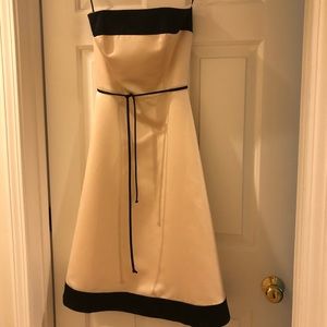 White House Black Market strapless cocktail dress